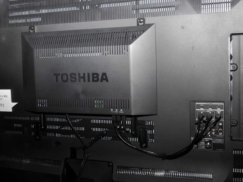 THD-250T1を背面に装着