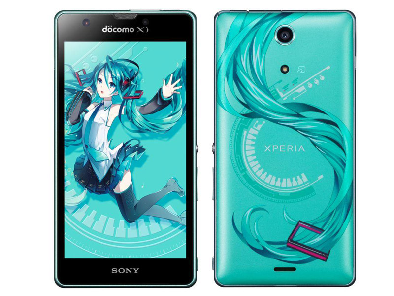 拡大画像 ドコモ 初音ミクとコラボしたxperiaを9月発売 1 6 Av