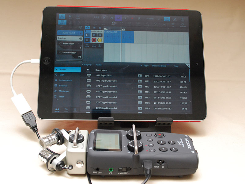 拡大画像 藤本健のdigital Audio Laboratory 第600回 Ipadオーディオi Fにもなる着脱式マイクのpcmレコーダ ズーム H5 を試す 33 Av Watch