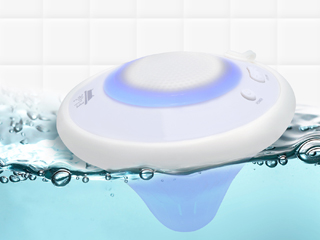 センチュリー 7色ledライト搭載のお風呂に浮かぶ防水bluetoothスピーカー Floe Av Watch