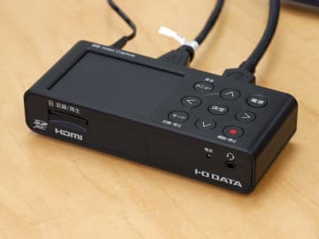 アイ・オー、HDMI/アナログキャプチャ「GV-HDREC」の新ファームで再生