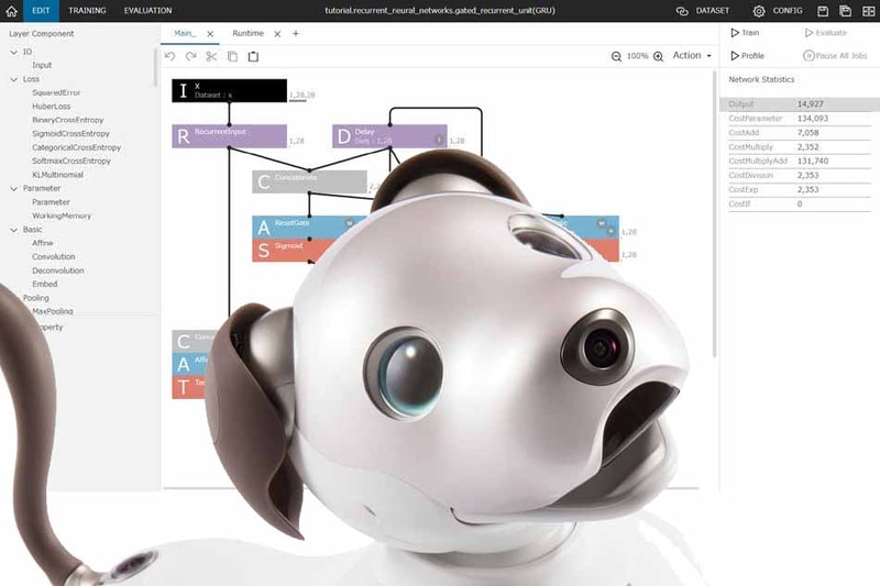 aiboも採用したソニー ディープラーニング開発環境に無償クラウドサービス版