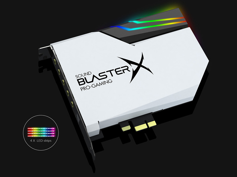 白いハイレゾサウンドカード「Sound BlasterX AE-5 Pure Edition