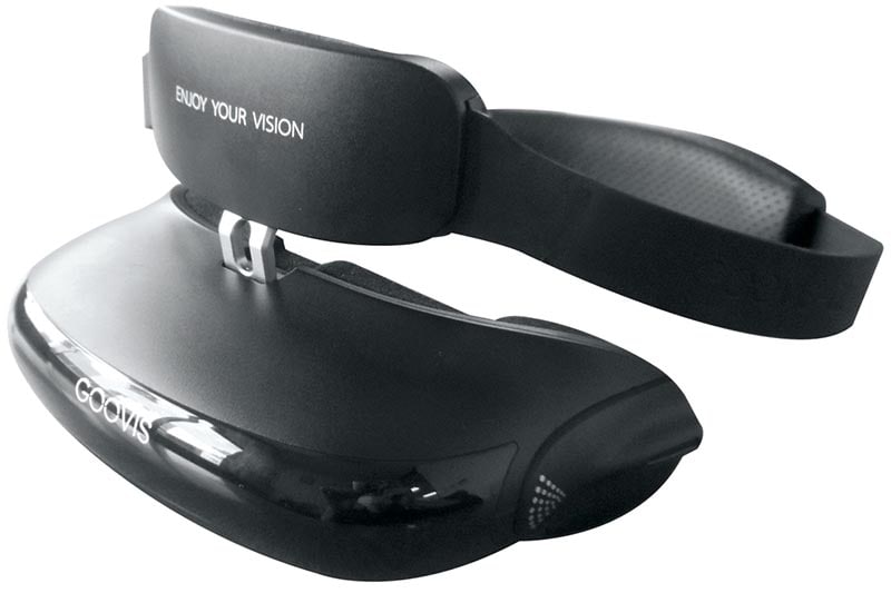 800型で映像配信やゲームを楽しむ有機EL HMD「GOOVIS G2」。Android