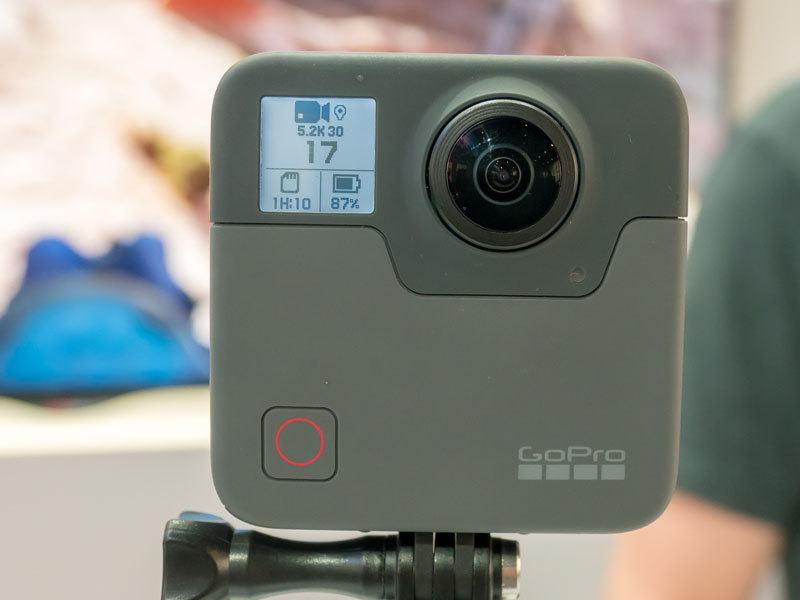GoPro、360度カメラ「Fusion」公開。ドローン撤退も「GoPro需要は強い