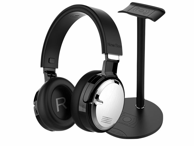 ワイヤレスで充電、2台で音楽共有できるBluetoothヘッドフォン、New