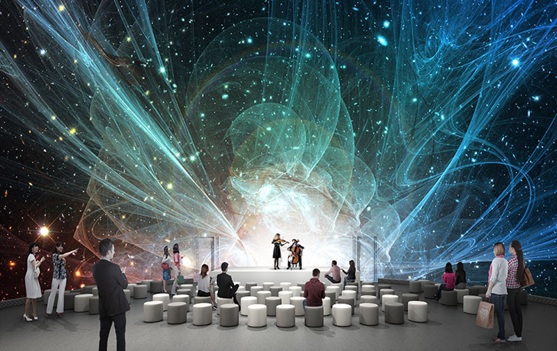 プラネタリウム 有楽町で星空/8K/VR。日本初ツインドームの「プラネタリア TOKYO」今冬