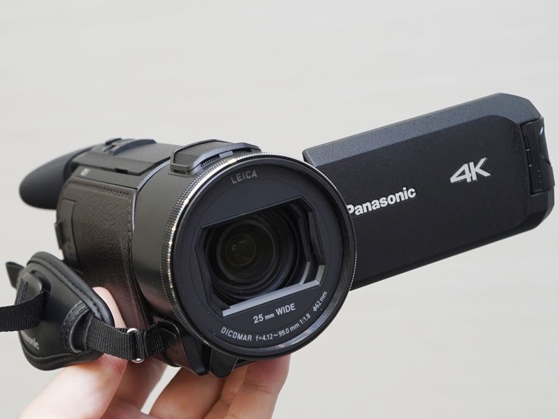 カメラ ビデオカメラ パナソニック、新センサーで高感度撮影、広角25mmレンズ搭載4Kビデオ 