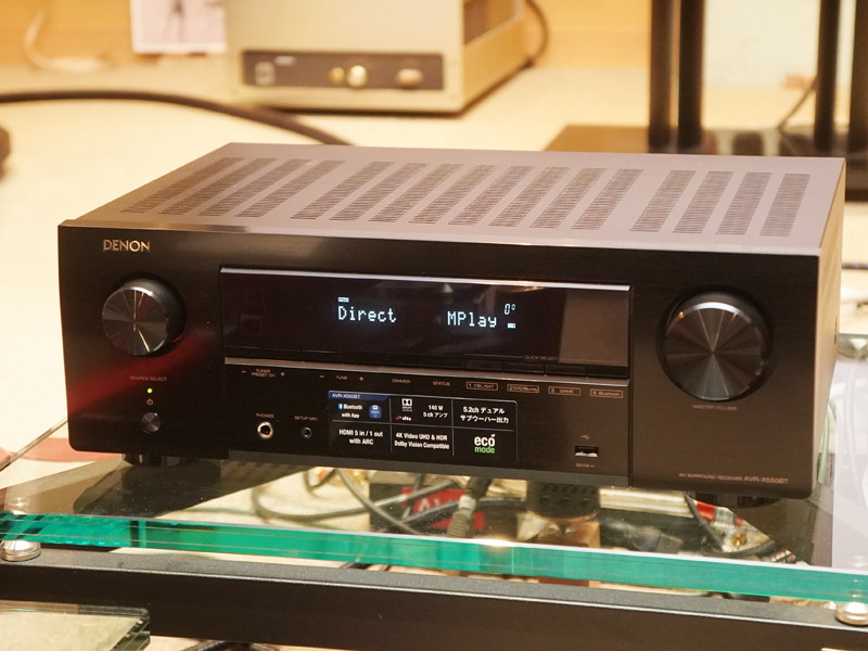 デノン、3.5万円の5.2ch AVアンプ「AVR-X550BT」。4K/HDR/Bluetooth