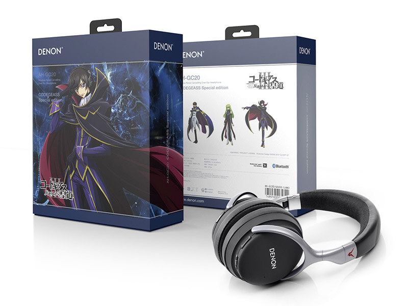 DENON - DENON AH-GC20 コードギアス 反逆のルルーシュ ヘッドフォン コードギアス」のルルーシュ/C.C./スザクが喋る、デノン