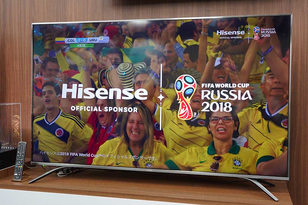 ワールドカップはハイセンス4Kで。実売17万円の65型4Kテレビ「65A6500