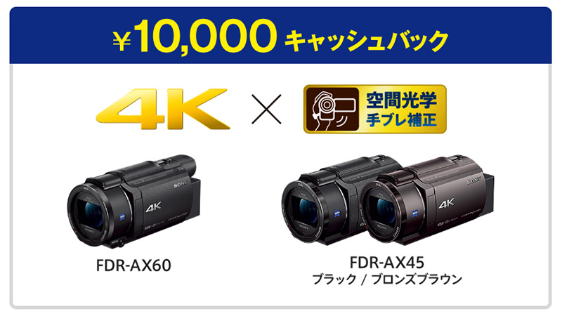 【美品】SONY 4K ハンディカム FDR-AX45 本体・充電器付き SONY FDR-AX45 価格比較 - 価格.com