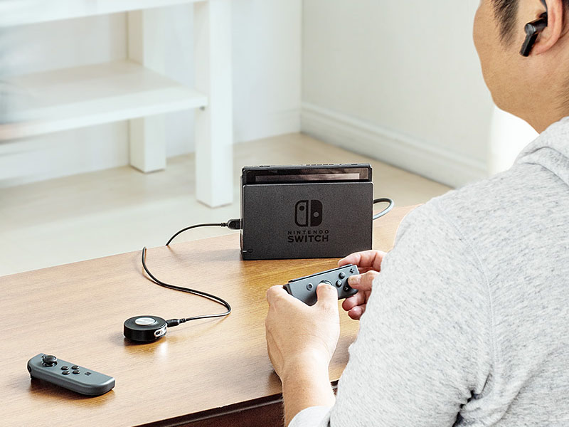 Nintendo switch bluetooth トランスミッター PS4 lite PC対応 超薄型 低遅延 ワイヤレス USB-C接続 2台接続  売り切れ必至！