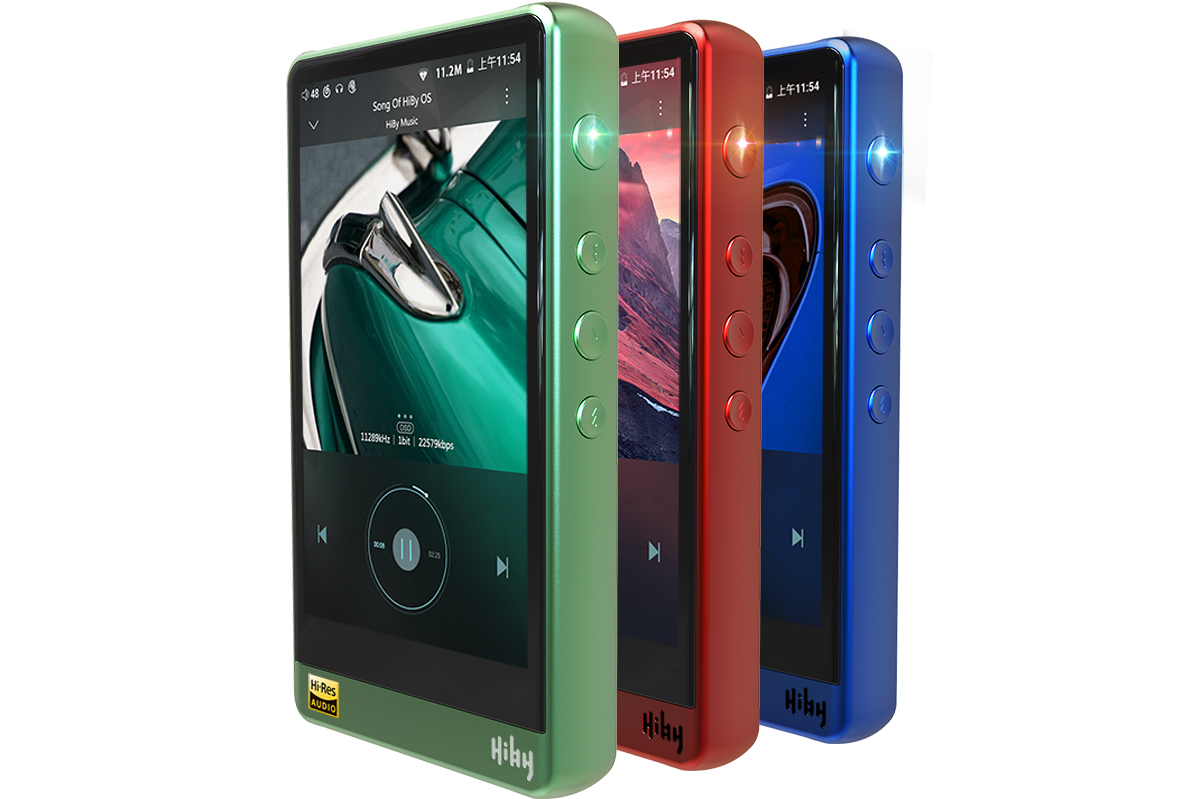 Hiby R6　グリーン ハイレゾプレーヤー「HiBy R6」にグリーン/レッド/ブルー追加