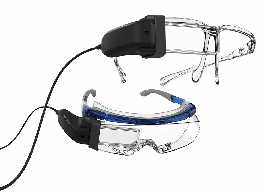 光学ユニットとフレームを分離できるスマートグラス「Versatile」 - AV