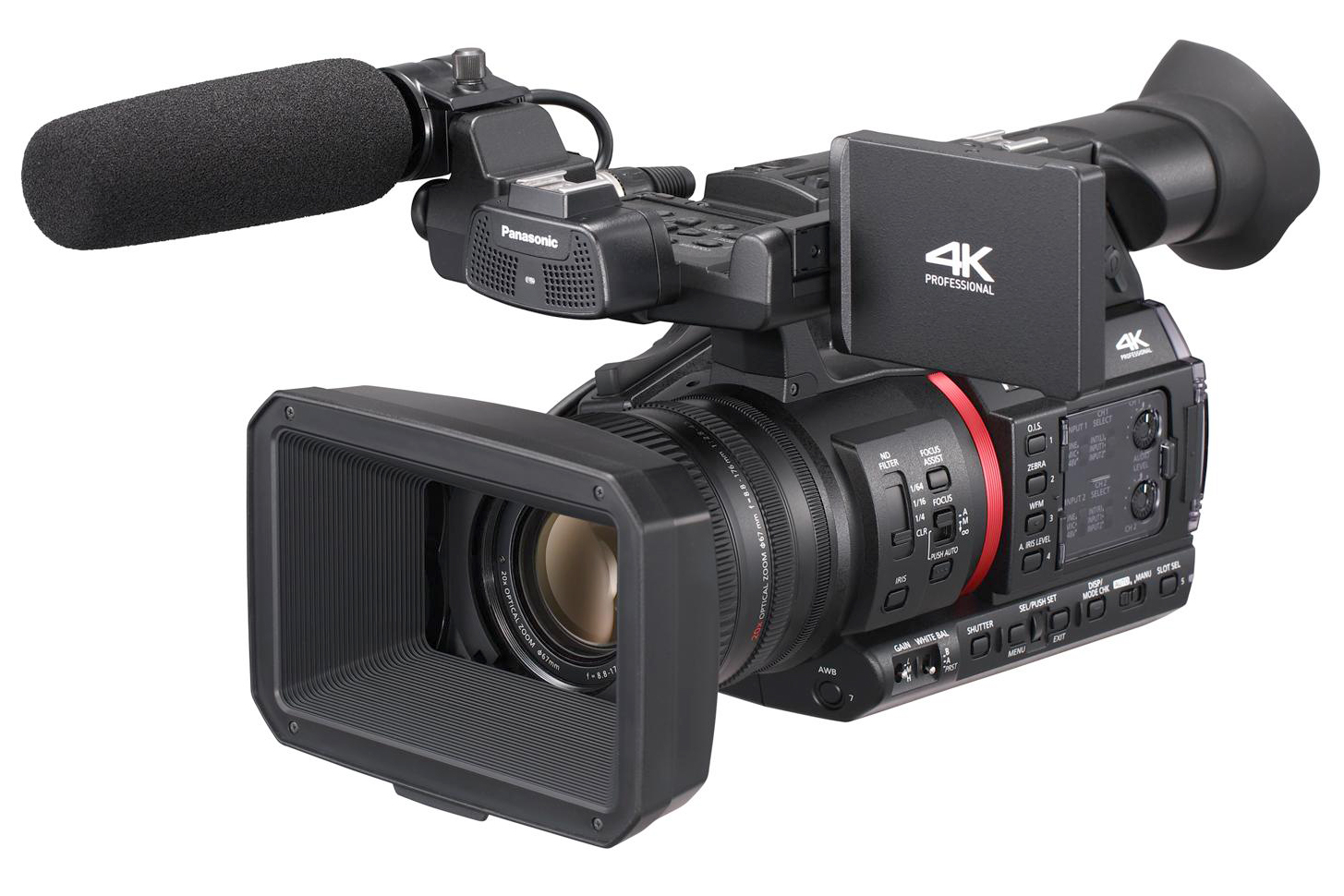 パナソニック 4k Hlg 10bit Hevc記録の業務用カメラ 1型で広角24 5mm Av Watch