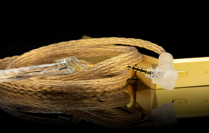 ALO、2pin端子対応の金メッキOFCイヤフォンケーブル「Gold 16」 - AV Watch