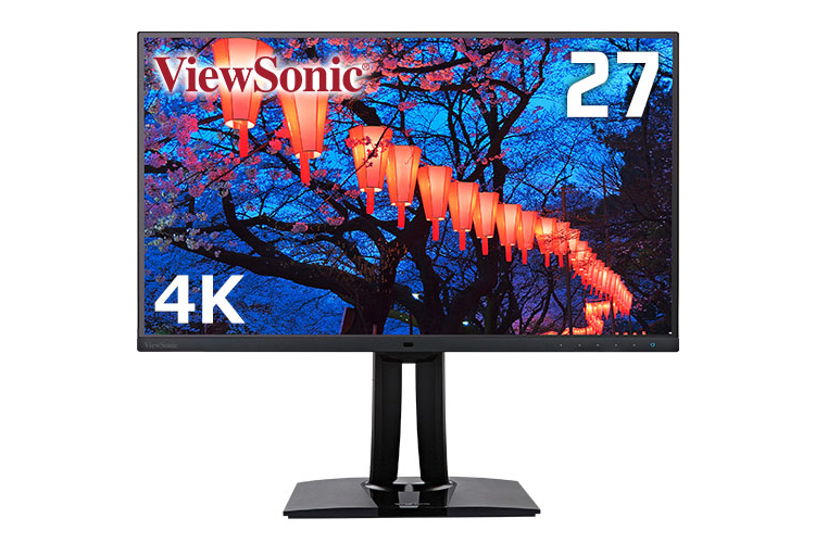 ViewSonic、キャリブレ対応の27型4K/HDR液晶ディスプレイ。実売99,800