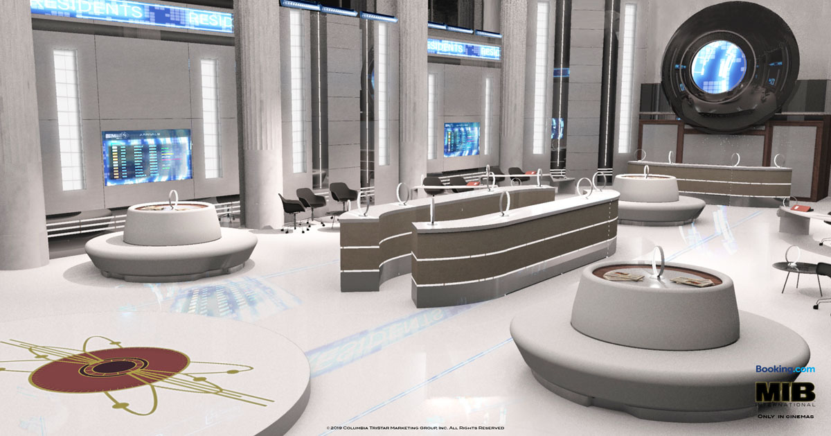 泊まればMIBエージェント!? 新作公開記念でロンドン支部再現“地球規格