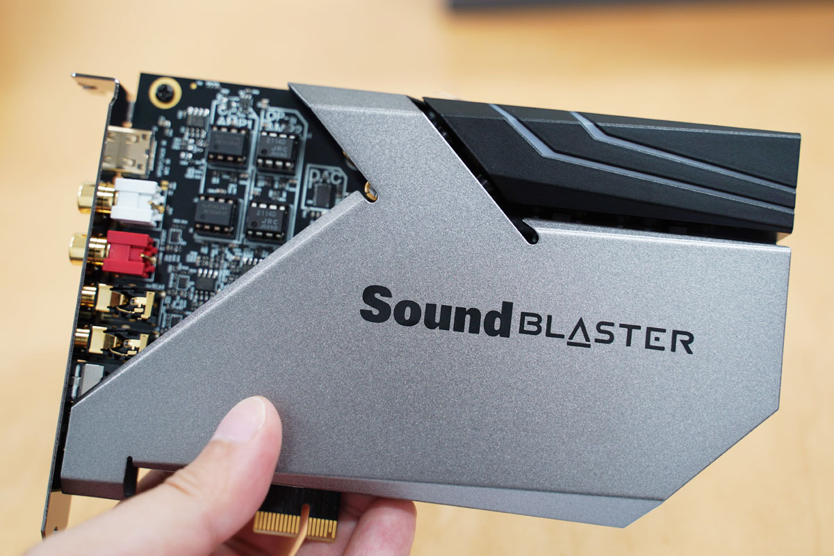 Creative SoundBlaster AE-9 オペアンプ交換済み - PC周辺機器