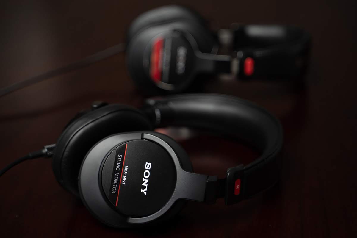 SONY SONY MDR-CD900ST ショートケーブル・ミニプラグ化 音出確認済 モニターヘッドホン 40