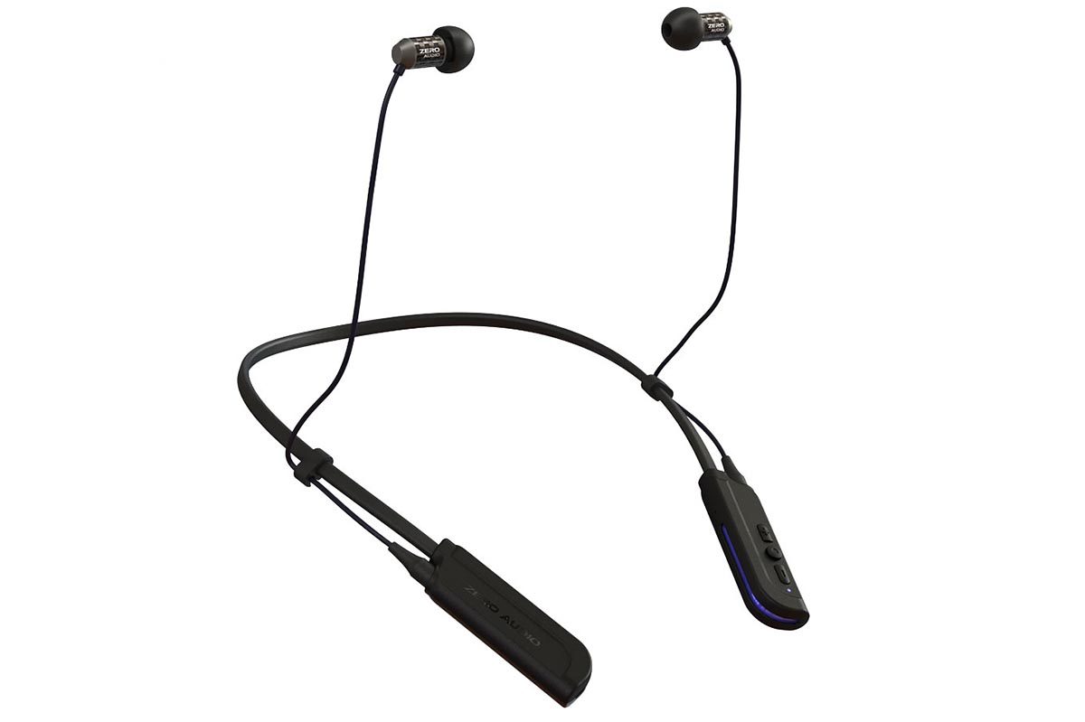 ZERO AUDIO、カーボン+アルミ筐体のBluetoothイヤフォン。M-DOCK着脱