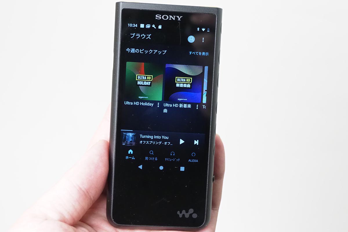 ポータブルプレーヤーSONY NW-ZX500 - ポータブルプレーヤー