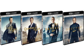 007全作と新特典収録のBD-BOX、24枚組25,000円。ボンドの俳優別BOXも 