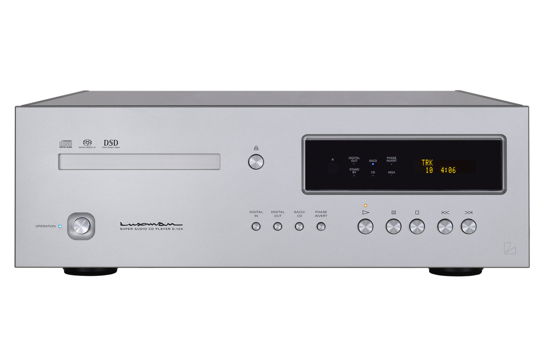 ラックスマン、ROHM製DAC搭載SACDプレーヤー「D-10X」。4月に発売延期