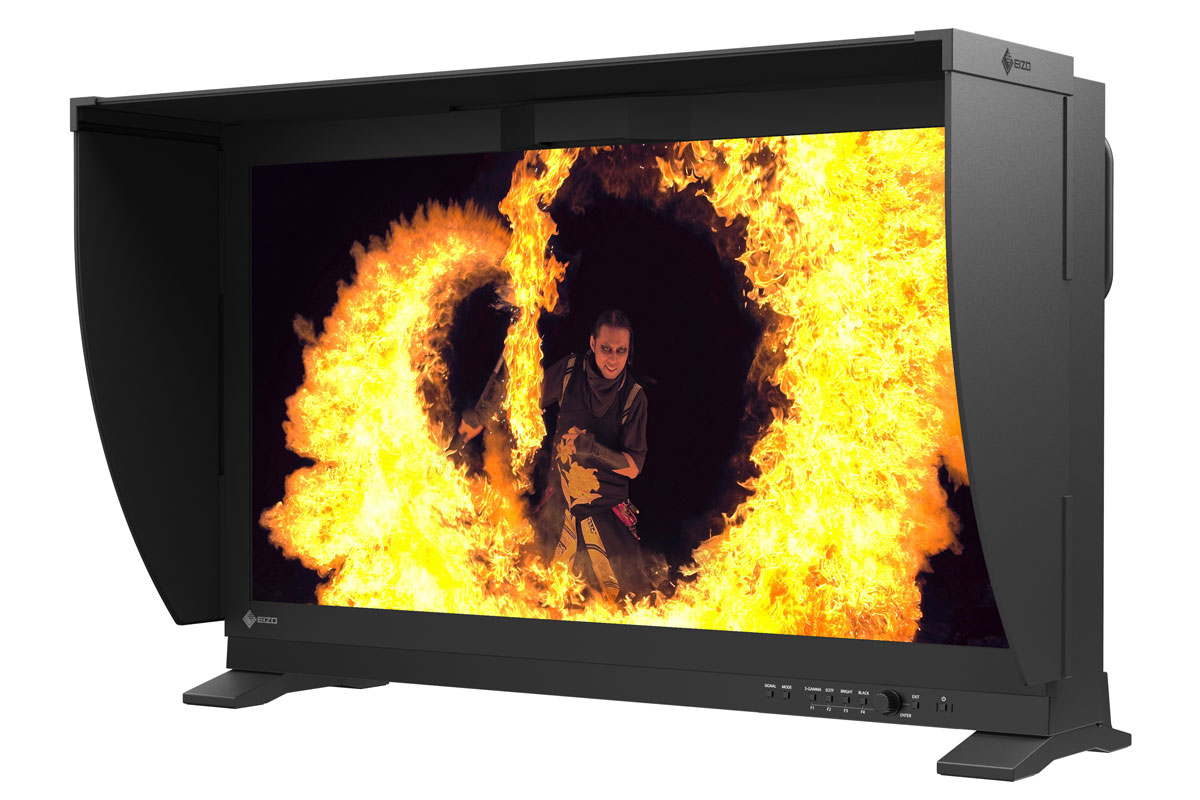 EIZO、世界初キャリブレセンサー内蔵の業務用4K/HDRディスプレイ - AV