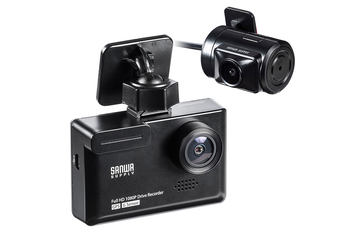 12.1型で右側カメラ搭載のルームミラー型ドラレコ。GPS、リアカメラも 