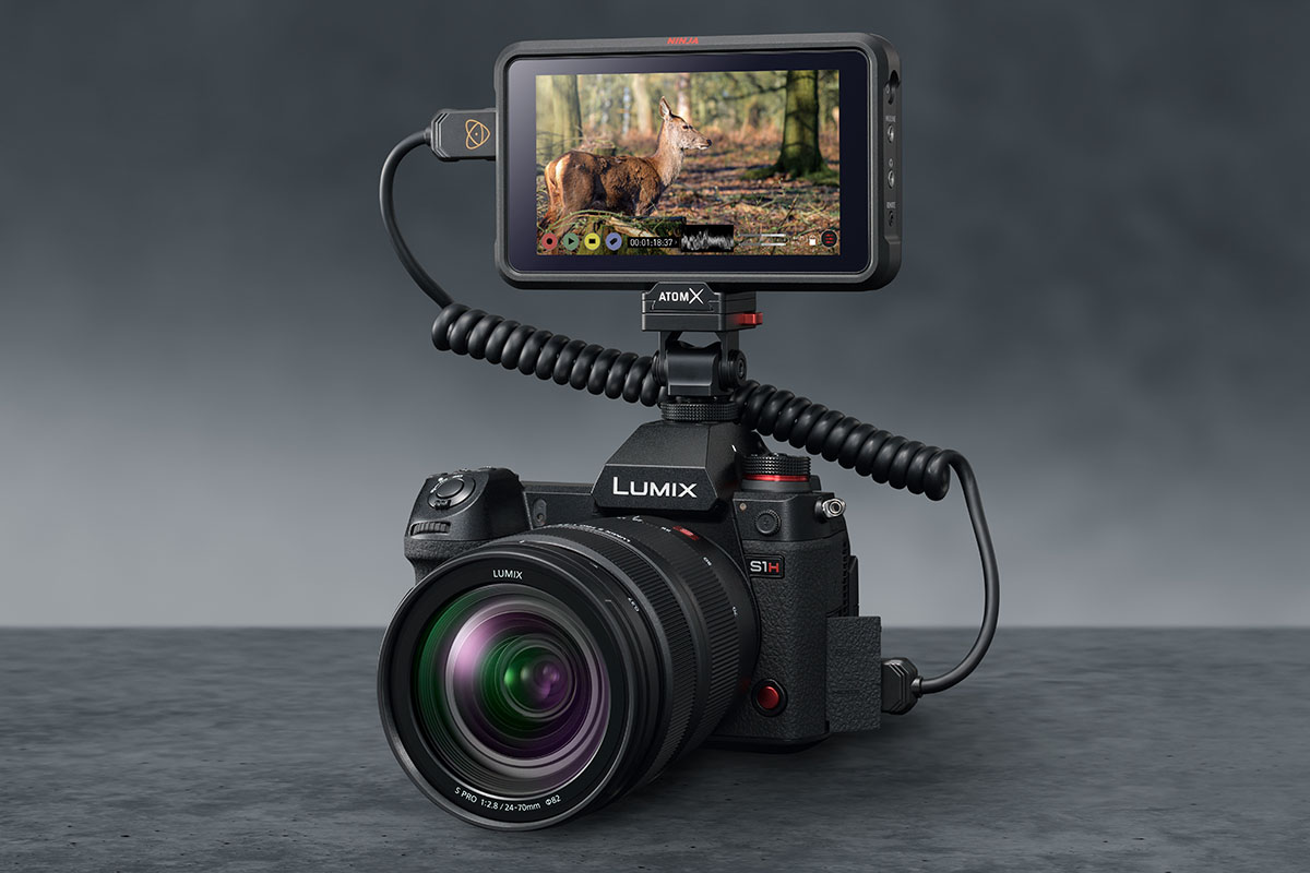 Panasonic - パナソニック　LUMIX カメラ　4k カメラ動画撮影 LUMIX S1H」ファーム2.0でRAW動画出力対応、ATOMOS「Ninja V