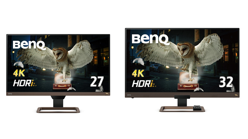 BenQ、独自技術「HDRi」搭載の液晶ディスプレイ。27型4Kで約6.5万円