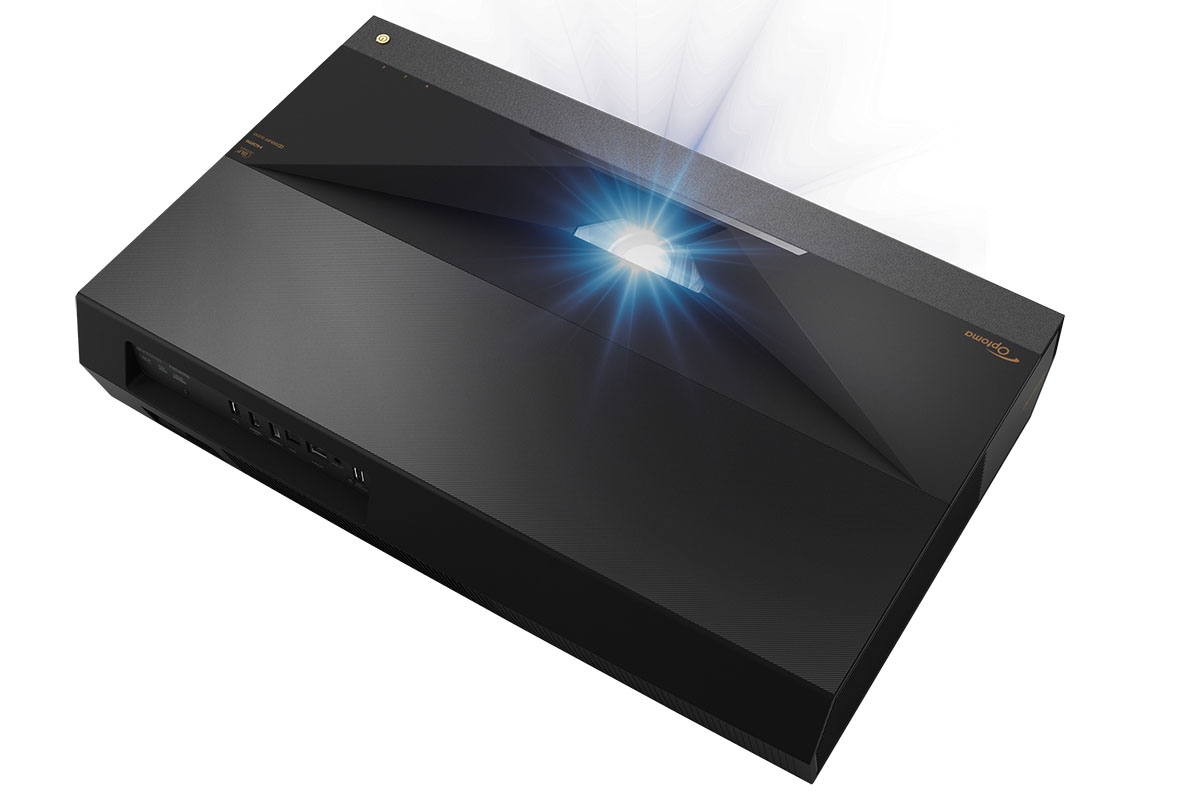 Optoma初、4K超短焦点レーザープロジェクタ。NuForce認定サウンドバー