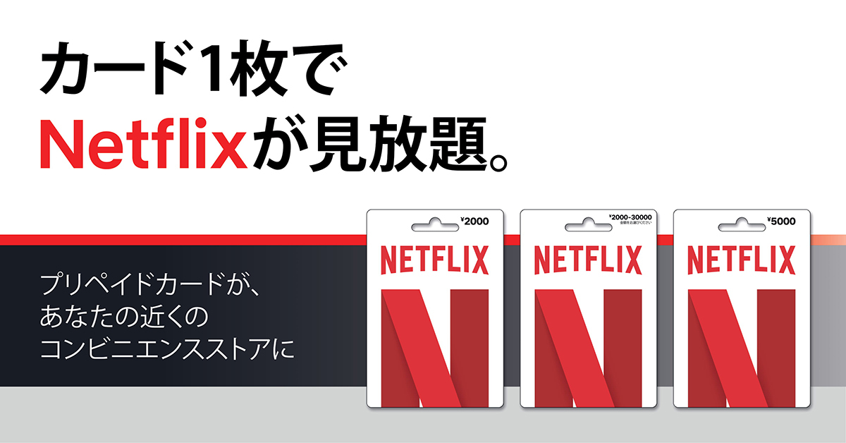 ネットフリックス　NETFLIX　5000円 （2000円+3000円）