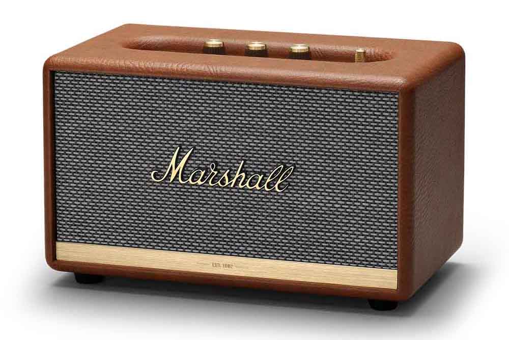 中古 Marshall ワイヤレススピーカー ACTON II ブラウン 限定色 