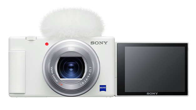 ソニーVlogカメラ「ZV-1」に新色“ホワイト”。風防もシロい - AV Watch