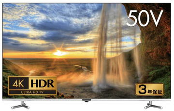 49型49,800円の4K/HDR対応テレビ。メーカー再生品で数量限定 - AV Watch