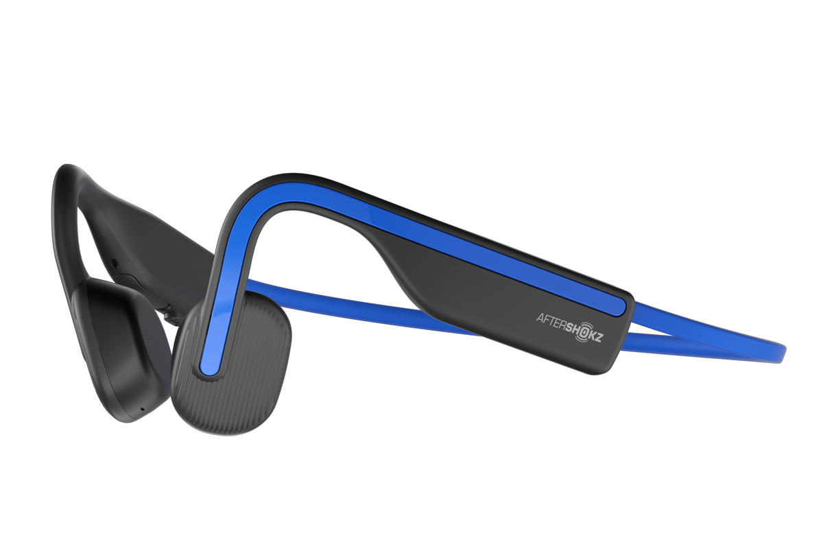 AfterShokz、骨伝導イヤフォン「OpenMove」に新色ブルーとピンク - AV