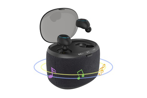 ケースがスピーカーになる、ゲオ限定「2in1完全ワイヤレス」。3,999円