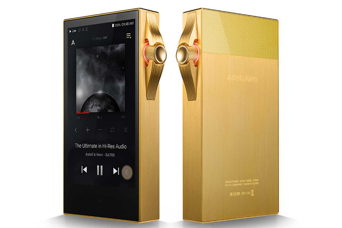 魅了 Astell&Kern sa700 +レザーケース gold Vegas ポータブル