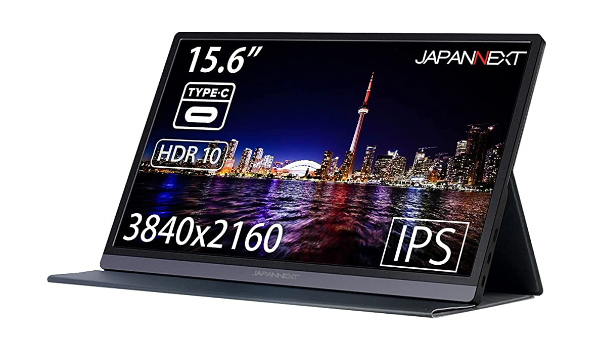 JAPANNEXT、4K/IPS液晶のモバイルモニター。13.3型37,800円から - AV Watch