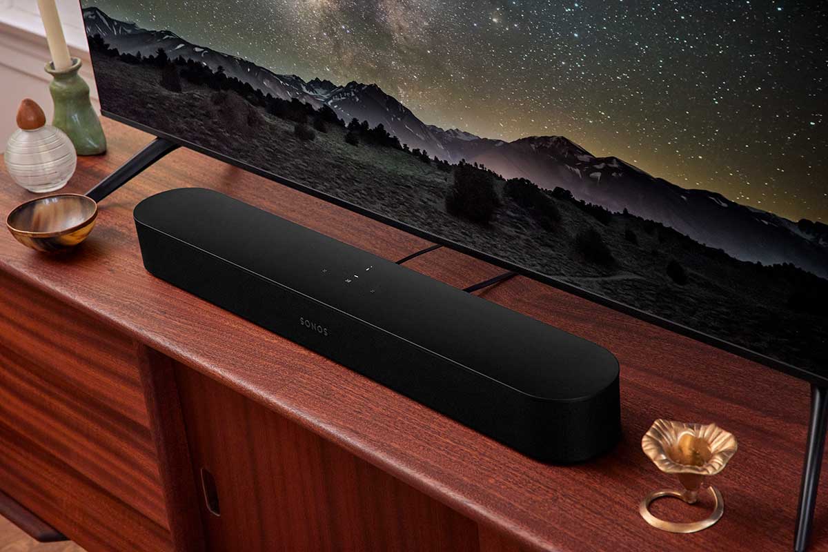 ソノスビーム サウンドバーSonos Beam BEAM1JP1BLK (美品) dDbqS9fVUU