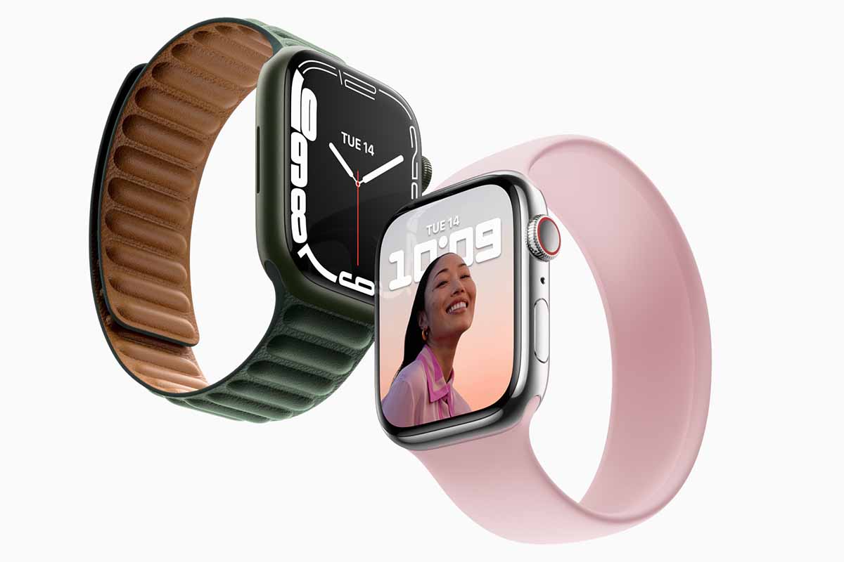 表示が大きく明るくなった「Apple Watch Series 7」。自転車用新
