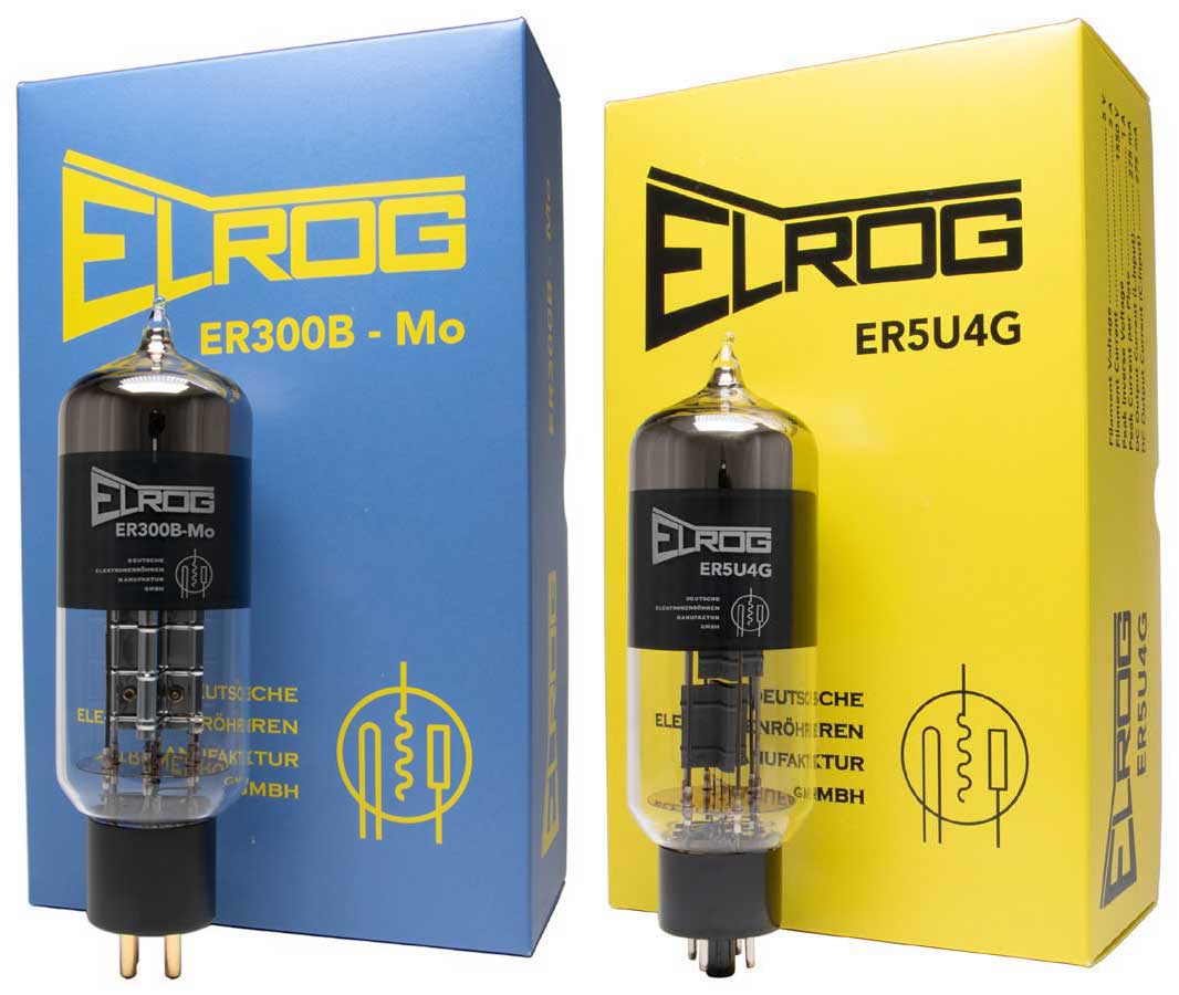 ELROG、モリブデン使ったオーディオ用真空管。“骨太サウンド”整流管も