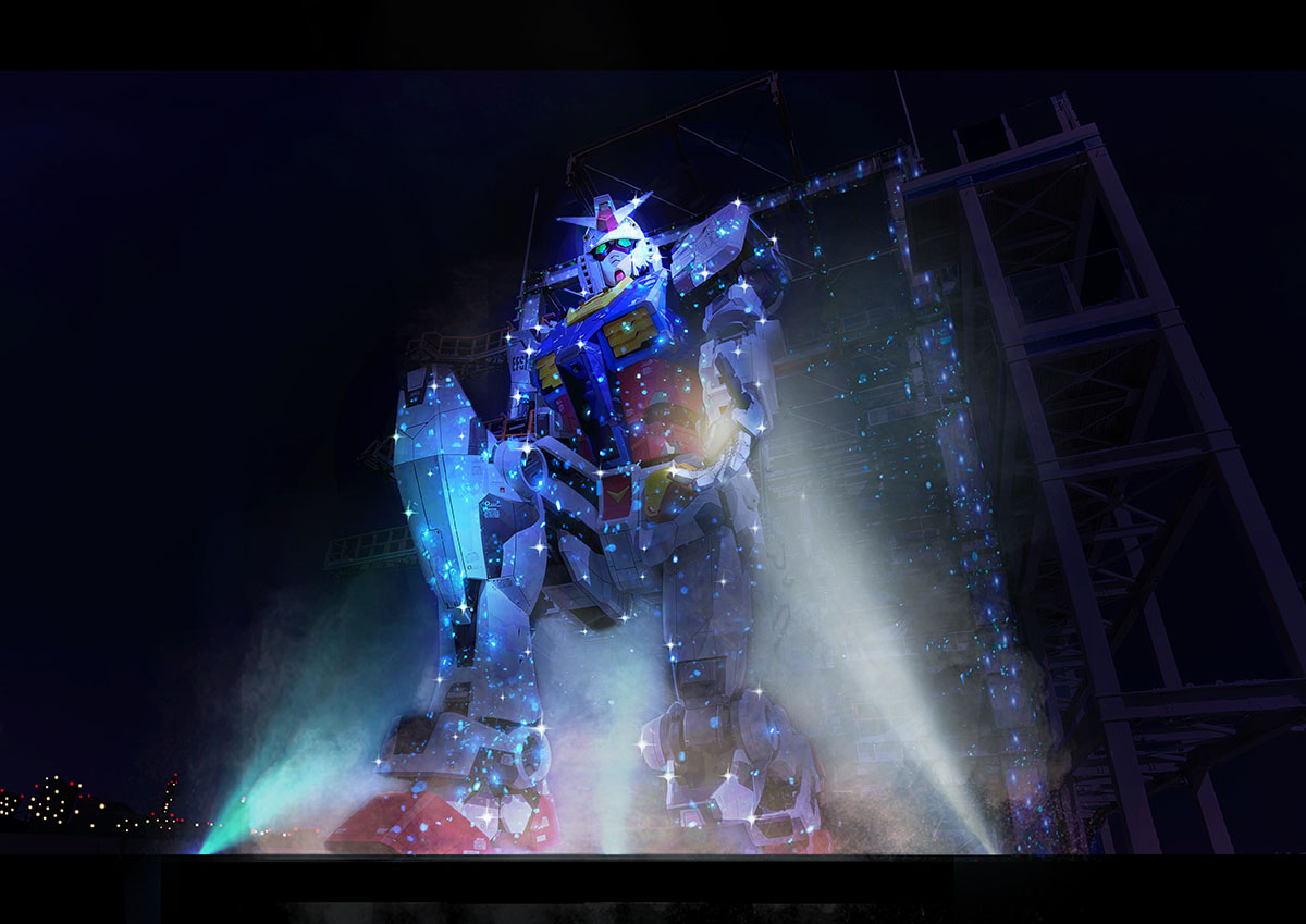横浜“動くガンダム”新ポーズ披露。冬季特別演出は11月27日から