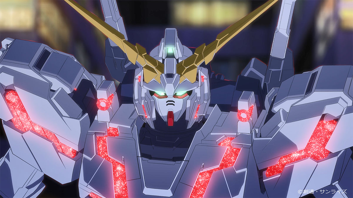 お台場実物大ユニコーンガンダムの壁面映像、最新作公開 - AV Watch