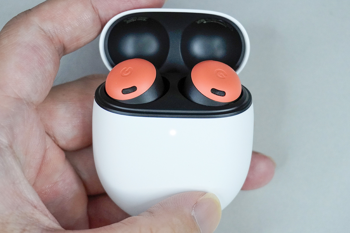 左のみ Google Pixel Buds Pro Coral Orange-