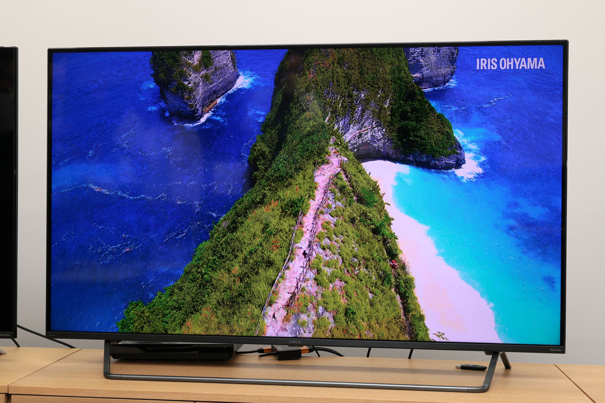 アイリスオーヤマ スマートテレビ 55V型 4K QLED 55XQDA20And