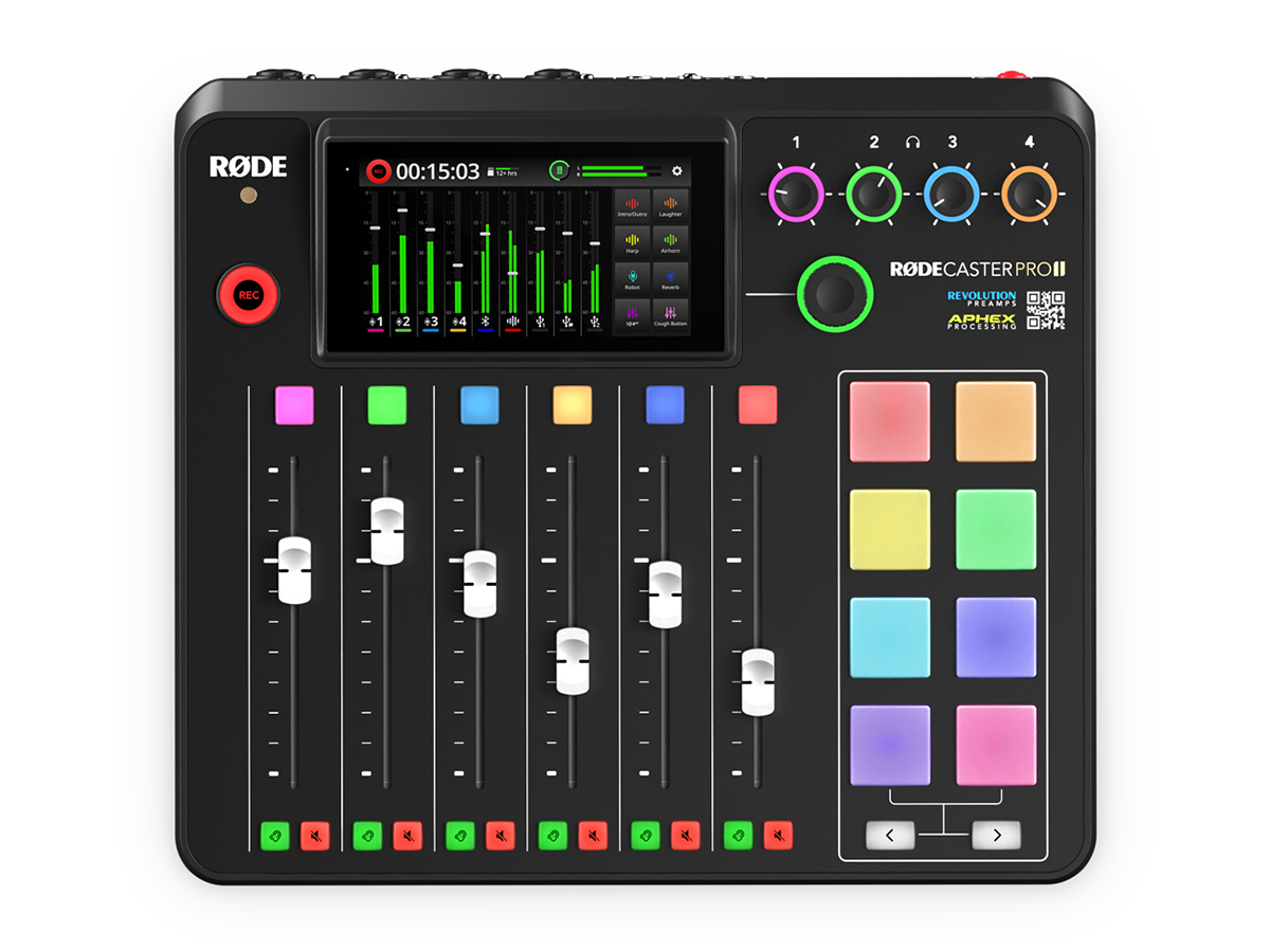 RODECaster Duo オーディオミキサー Rode RODECaster Duo Streaming Mixer - White | Sweetwater